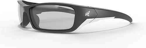 Edge Reclus anteojos de seguridad con marco negro y lente