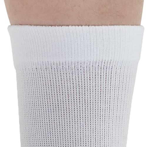 Ames Walker AW Style 130 Coolmax 20-30 mmHg Firm Compression Crew Socks White Small2