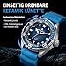 Imagen de NORTH EDGE Reloj de buceo con energía solar para mujer y hombre