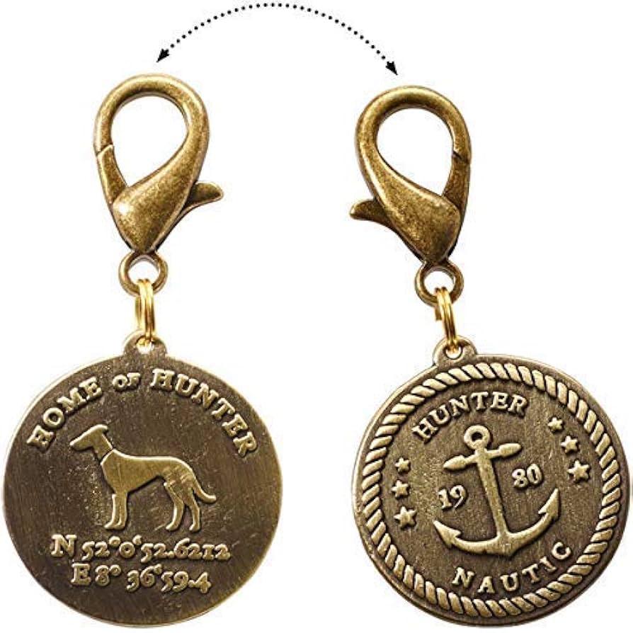 Hunter 首輪　マリア　55/M dove blue/tan Hunter 首輪 マリア 55/M dove blue/tan