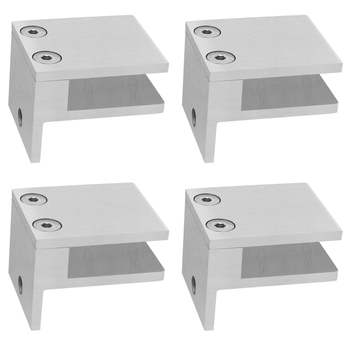 Snapklik.com : LukLoy Heavy Duty Glass-to-Wall Glass Railing Clamp ...