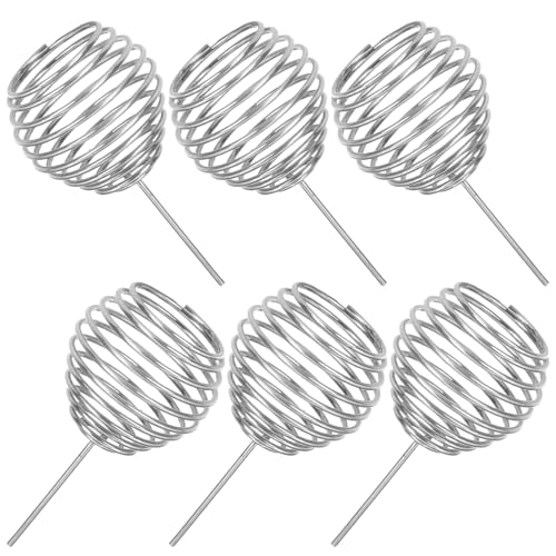 Mikikit 10 piezas Caja de Fertilizante para Bonsáis Acero Inoxidable Reutilizable Cesta de Abono para Plantas Maceta Herramienta de Jardinería para Cultivo Interiores y Balcón