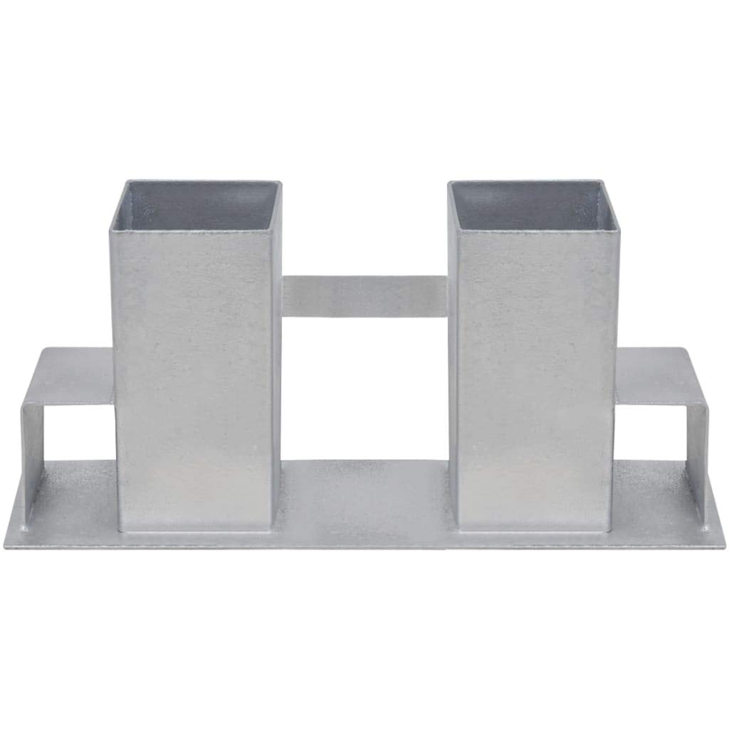 Juego de 8 ayudas apilables de madera para leña, almacenamiento de leña, acero galvanizado, 34 x 10 x 15 cm
