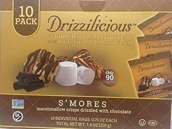 Drizzilicious SMores Crisp with Chocolate, 10 Count