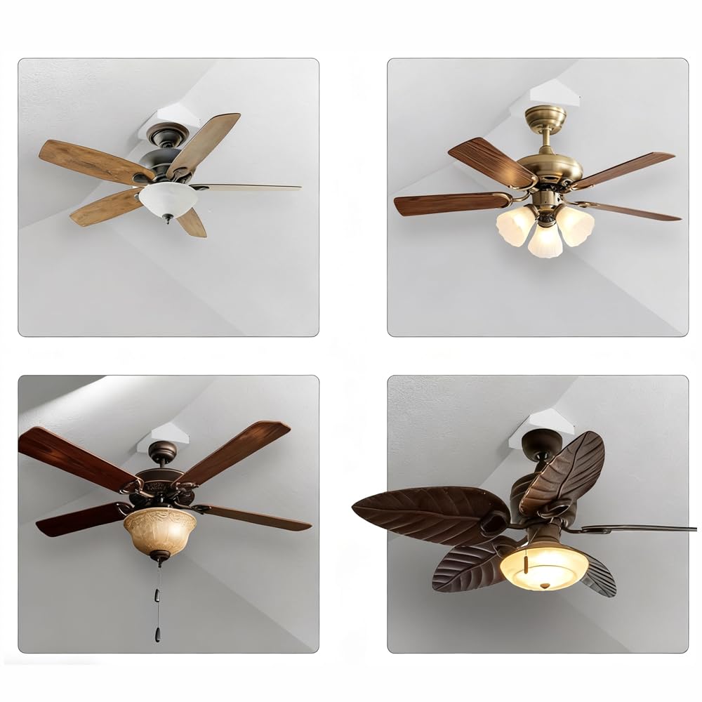 Fan Mounting Box, Ceiling Fan Mounting Bracket, Ceiling Fan Mounting Box, Ceiling Fan Mounting Kit, Fan Mounting Bracket, Fits Cathedral Ceiling Angles of 80° or Up