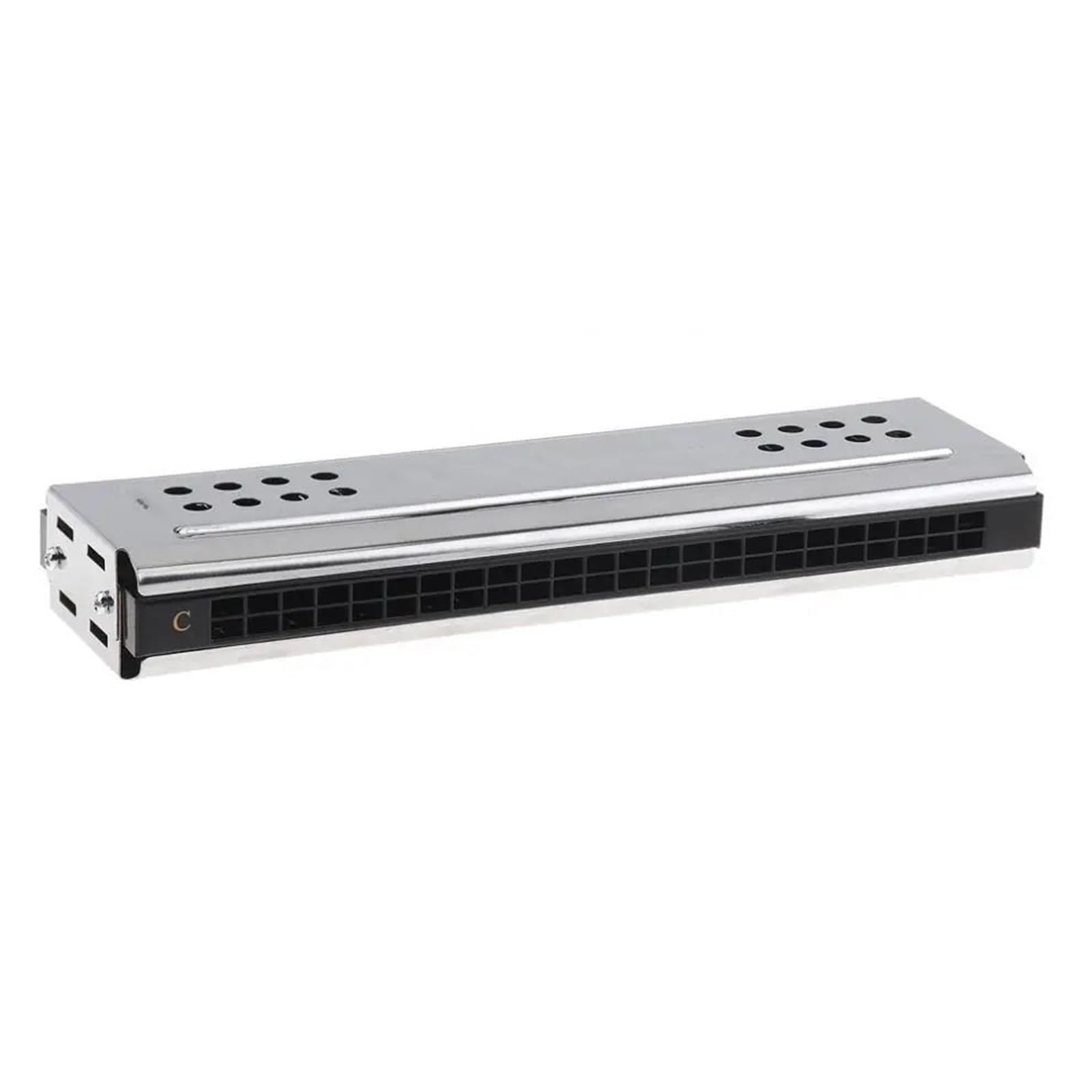 Harmonijka Profesjonalny Klucz 24-otworowy Firmy C&G Tremolo | Profesjonalny 24-otworowy klucz C&G Silver dwustronnego Tremolo lub dla początkujących