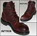 WORK BOOT DOCTOR leather repair/protection kit - dark brown