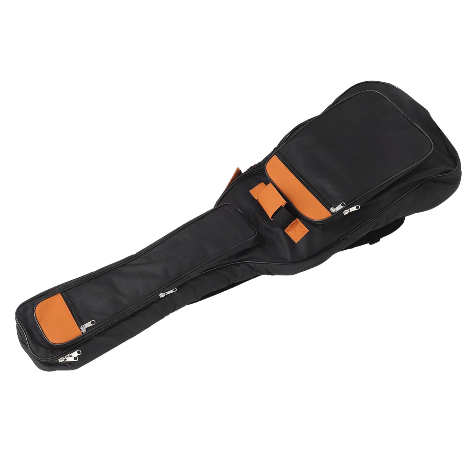 Robuste Schwarze Tragetasche und Praktischem Griff mit Glattem Reißverschluss Leichte E-gitarrentasche aus Canvas für Einfache Aufbewahrung und Transport