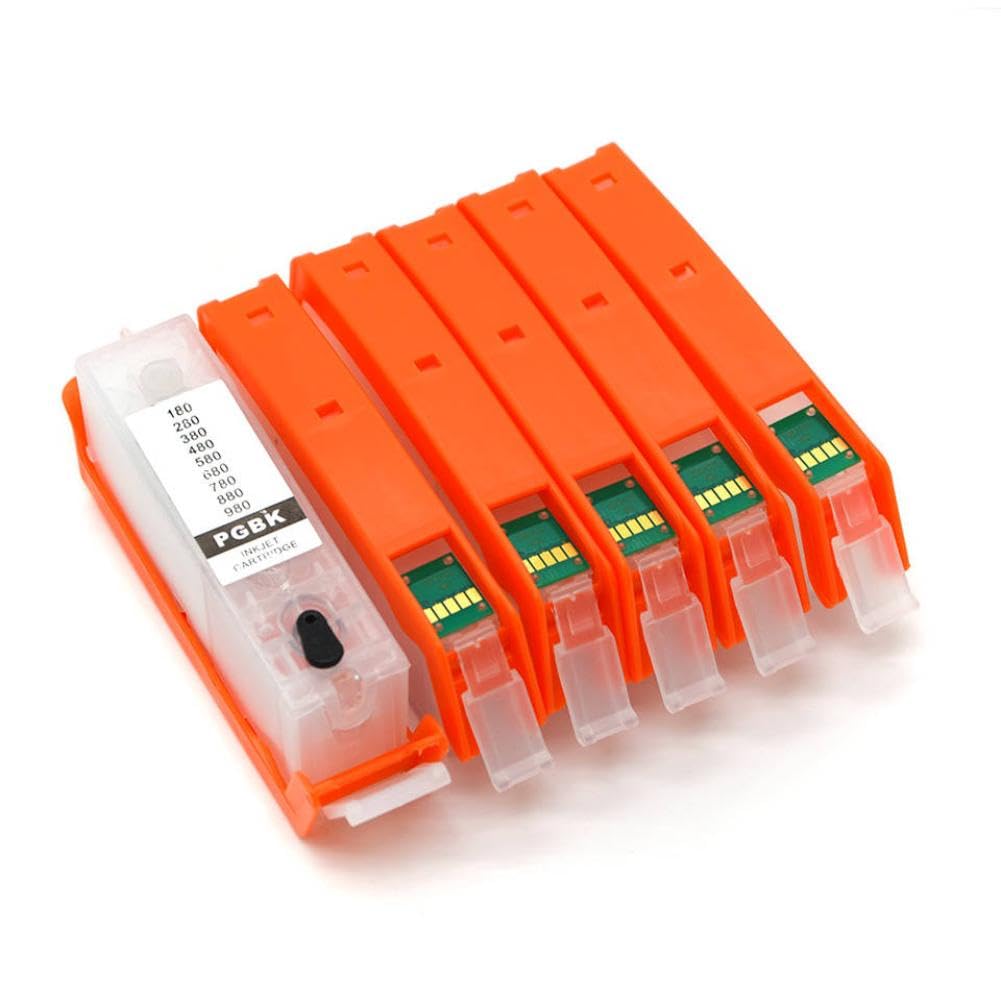 Cartouche rechargeable PGI-580 CLI-581 anti-gaspillage pour Pixma TS705 - 2