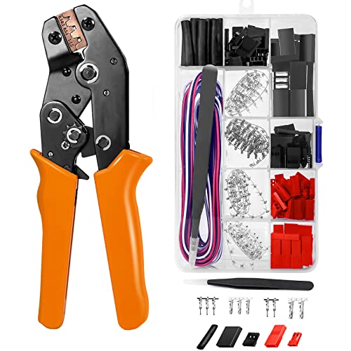 KWBRC 50 Sets JST Connector kit Servo Plug Male Female Connector Crimp