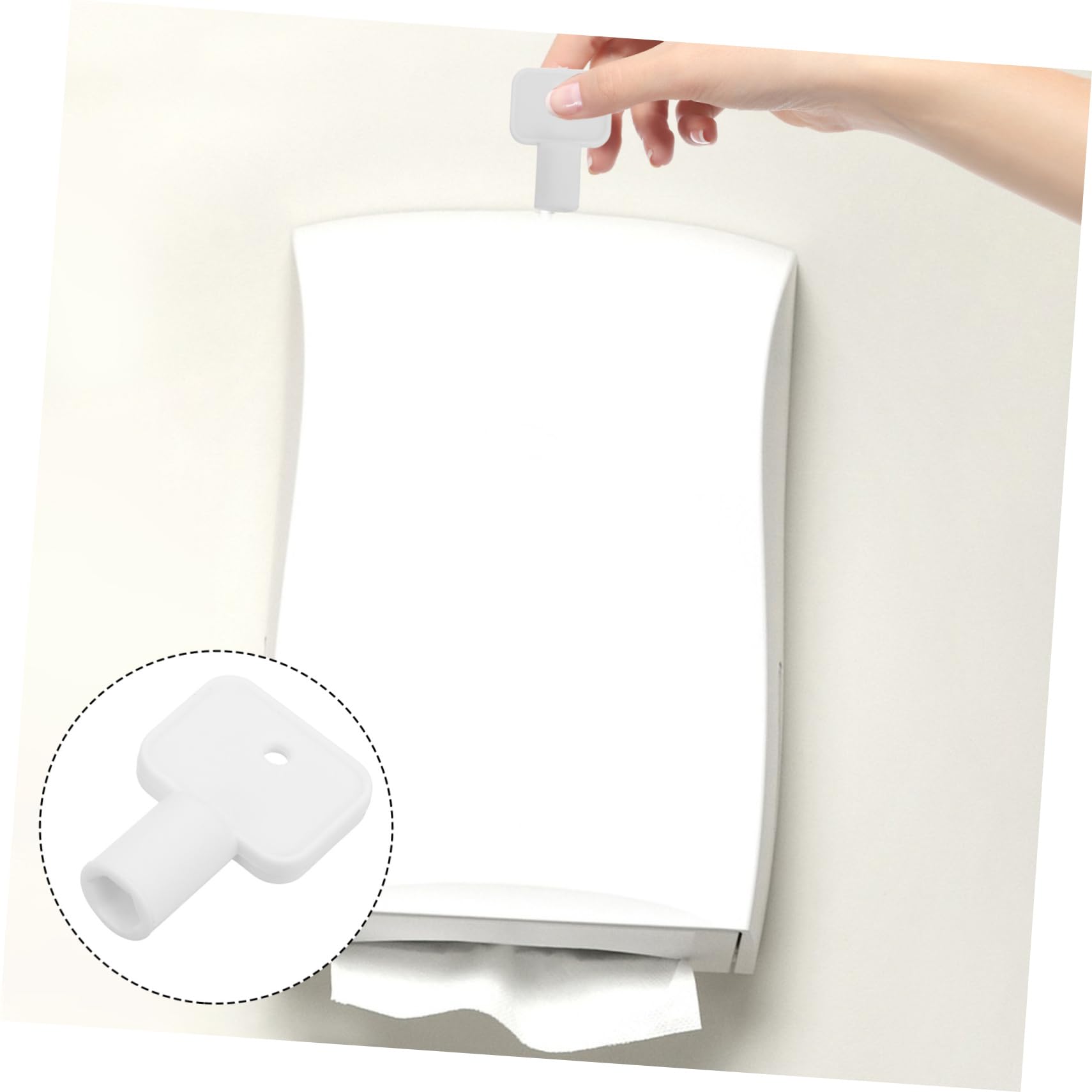Vaguelly Chiave Per Distributore Di Carta Assorbente Chiave in Plastica Per Distributore Di Carta Assorbente