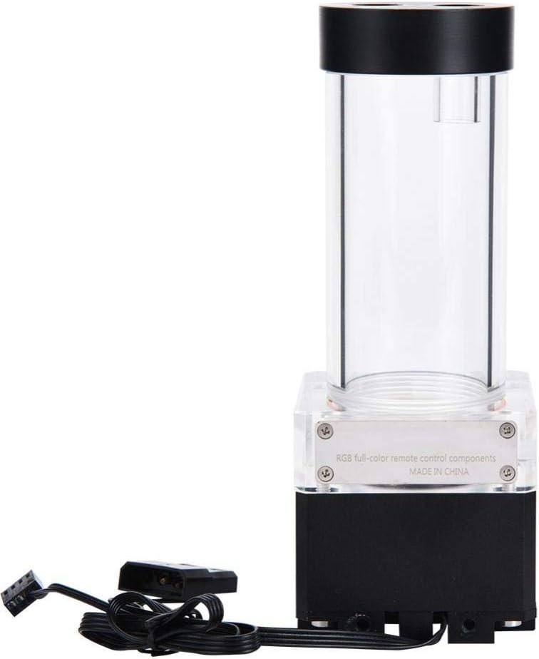 High-Performance Mini Water Cooling Pump for Computer - Efficient Heat Dissipation, Multi-Level Cooling System, 4.72in x 6.69in, Black