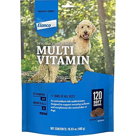 Elanco Daily Multi Vitamin Soft Chews for dogs, 120 soft chews Cover
