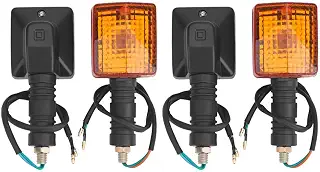 ヤマハXT600対応ターンシグナルライトインジケーターランプ(2 Pairs) | XT250、XT550、XT350、DT200、TW200、TW200E、FZ750に適合します。部品番号：5Y1-83310-70-00、1AE-83310-70-00