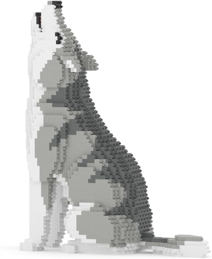 JEKCA Wolf 01S | Animal Plastic Building Blocks | Age 14+