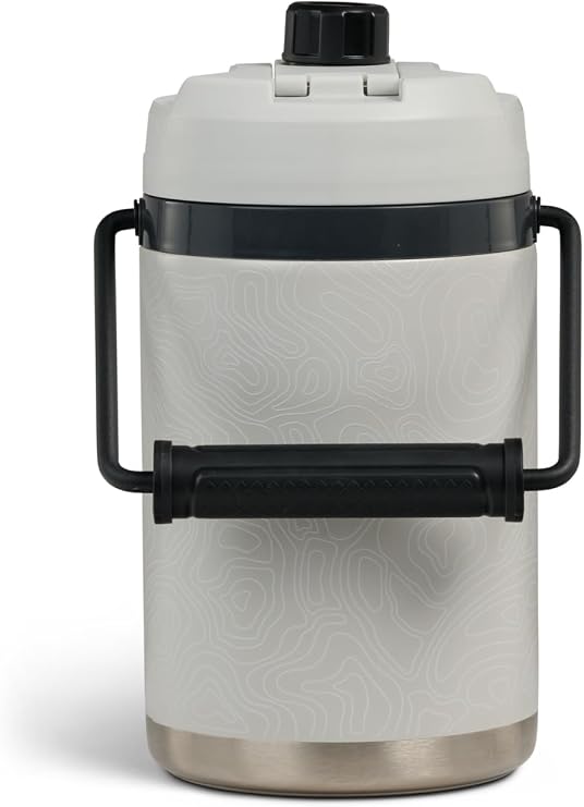Igloo Trailmate Hybrid 54 oz Insulated Water Bottle, Large Sports Water Jug, Beverage Cooler, Bone