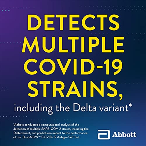 BinaxNOW COVID-19 Antigen Self Test, 1 Pack, 2 Tests Total, COVID Test With 15-Minute Results Without Sending to a Lab… - Image 3