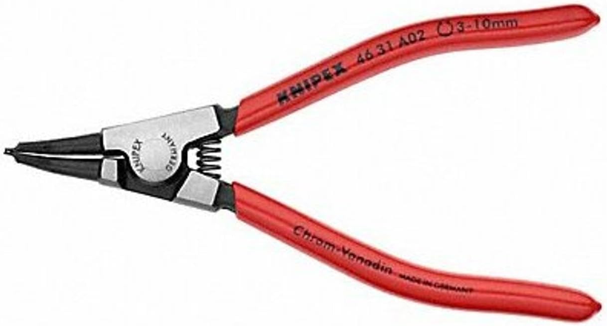KNIPEX 46 31 A02 SBA External 45-Degree Angled Circlip Snap-Ring Pliers