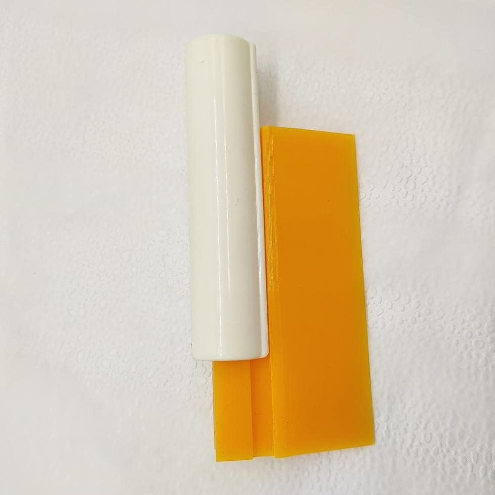 RockRose 5.5" Rubber Handle Squeegee – Multi-Purpose Tool for Car Wash, Auto Vinyl Wrapping, Window Tinting, PPF Application, Glass & Shower Cleaning