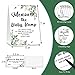 Baby Shower Game Set, Measure the Baby Bump(1 Standing Sign + 50 Find Cards), Neutral Greenery How Big is Mommy's Belly Party Game, Eucalyptus Gender Reveal Party Favor Decor(A01)