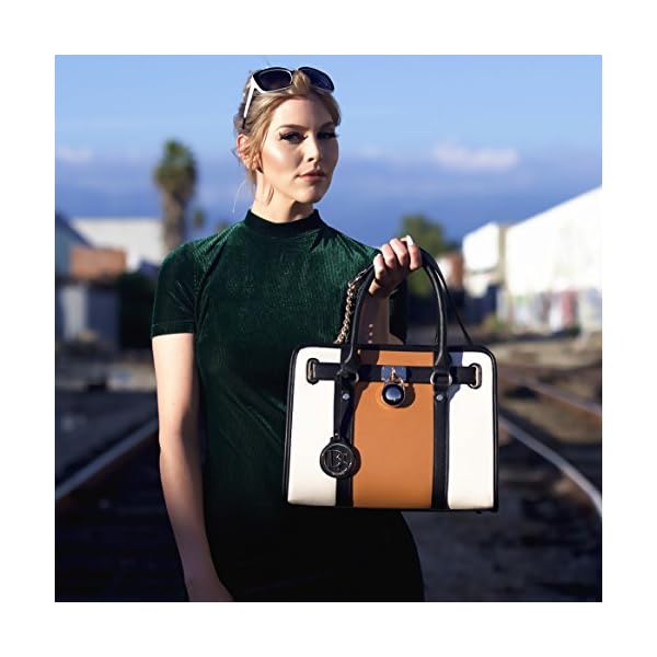 Dasein Women Handbags Purses Wallet Shoulder Bags Top Handle Satchel Purse Tote Work Bag Set 2pcs