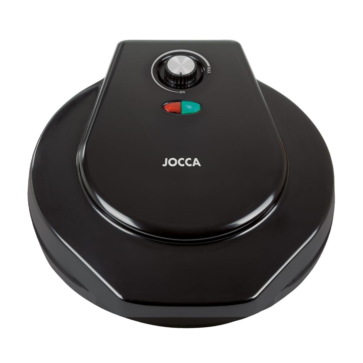 JOCCA Horno Grill Eléctrico para Pizzas 30.5 cm, Pizzera Electrica, Apertura 90º, Placas Antiadherentes, Temperatura Regulable