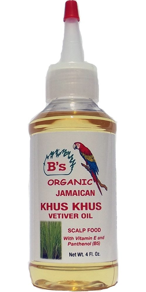 B's Jamaican Organic Khus Khus, Vetiver Oil Beauty