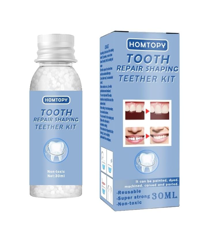 Temporary Tooth Repair Kits,Dental Repair Denture Repair Beads, Dental Tools for Temporary Fixing Filling Missing Broken Tooth