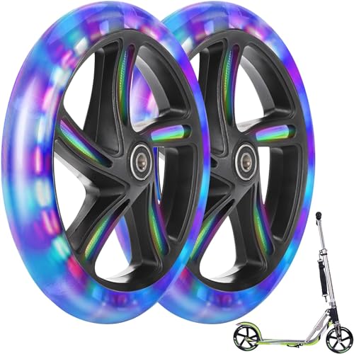 200mm Scooter Rollen - 2 Stück 200mm City Scooter Ersatzräder räder mit...