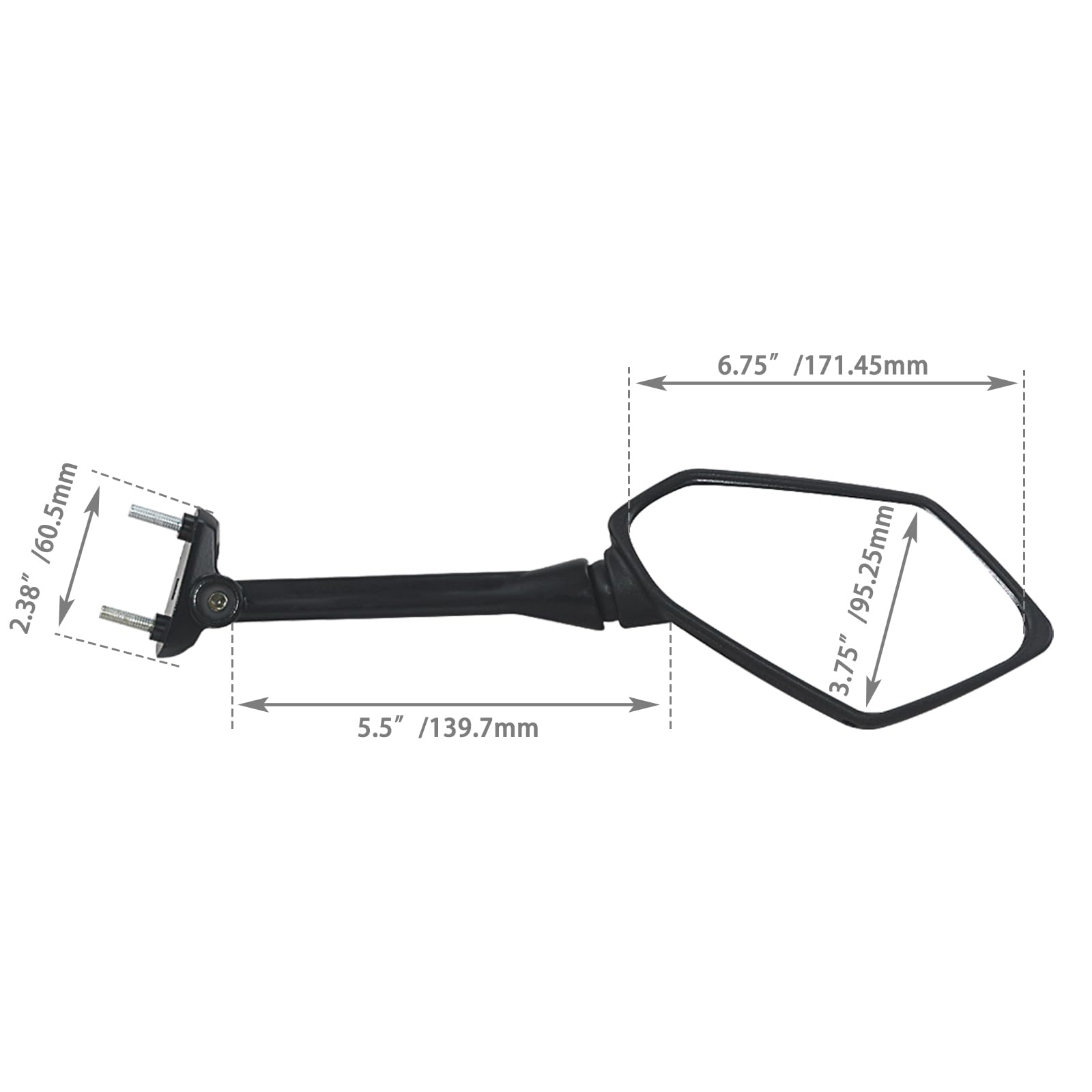 Motorcycle Rear Mirror For Kawasaki For Ninja 650R 2009-2015