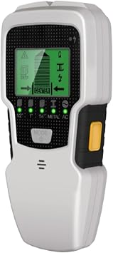 Stud Finder, Stud Finder Wall Scanner SH350 Wall Stud Finder Sensor Wall Scanner 5 in 1 LCD Electronic Detector Edge Center Wood Current Metal AC Live Wires Detection