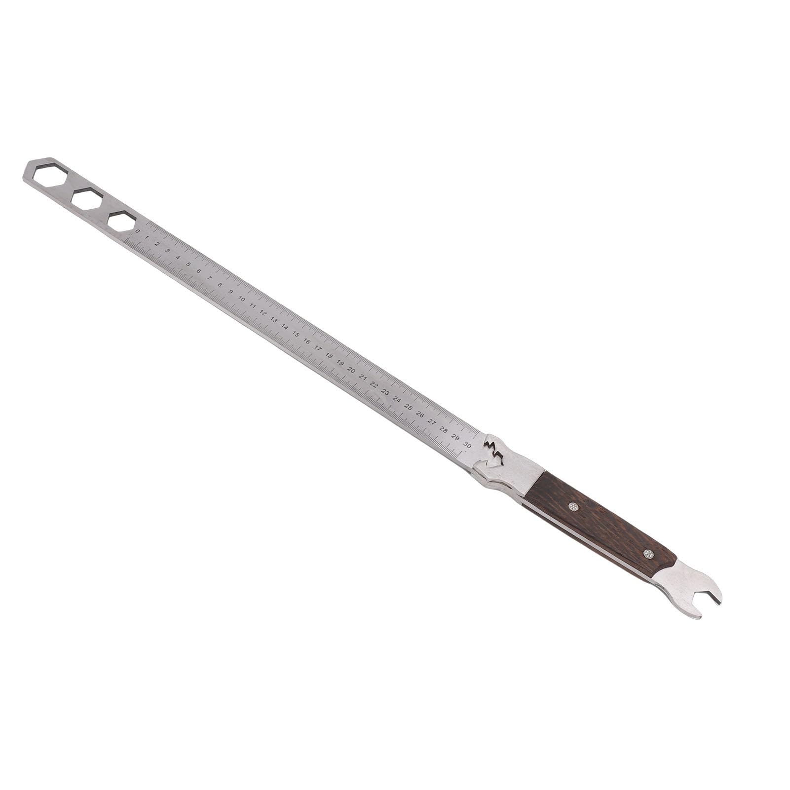 Righello in Metallo, Righello in Acciaio Inossidabile per Misurazione, Strumento Resistente da 0 a 30 Cm, Ideale per Ingegneri e Architetti