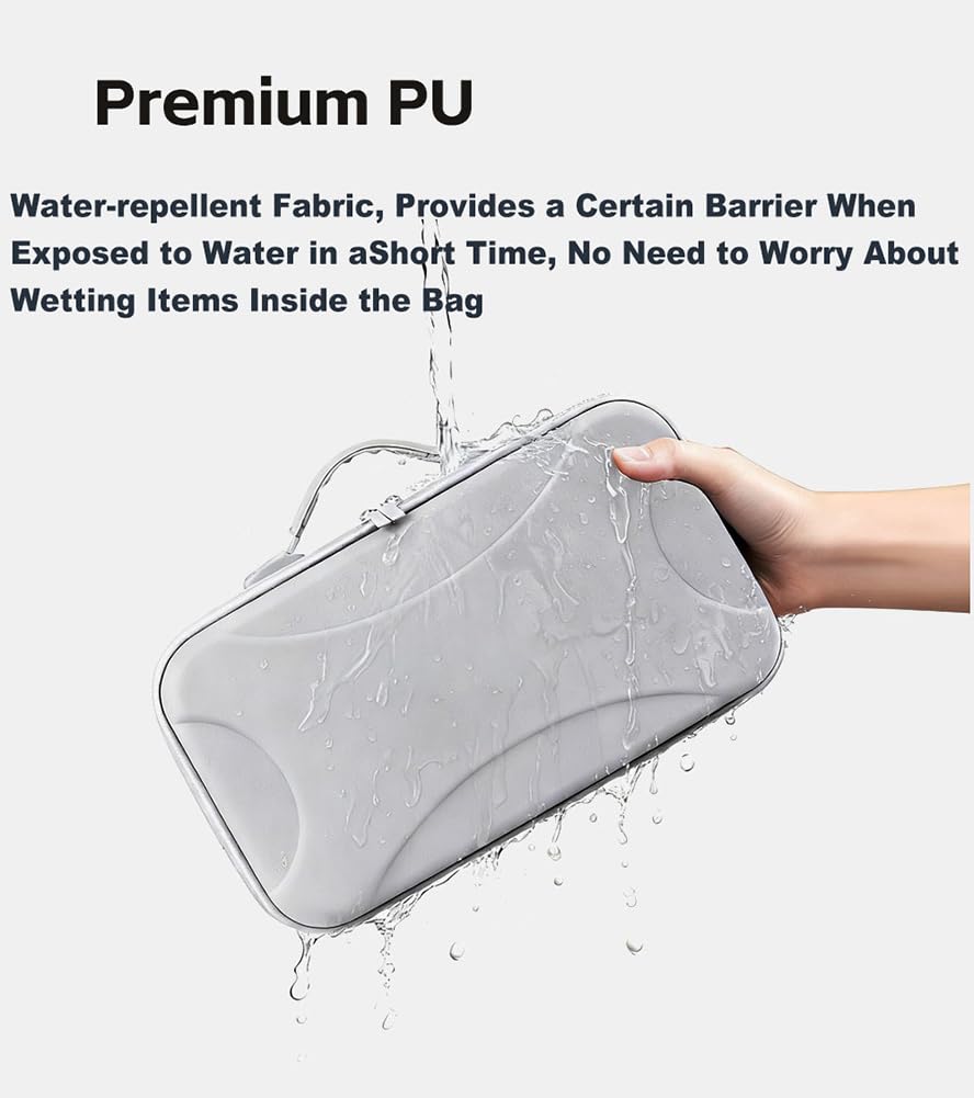 Étui de transport compatible avec DJI Neo 2 et manette RC 2, sac de rangement de protection portable en PU pour accessoires de drone Neo 2