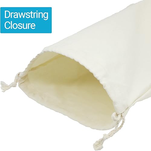 Miniatura 7 de Paquete de 6 bolsas de lona de 10 x 17 pulgadas para cambio de monedas, monedas, dinero en efectivo, con cordón de alta resistencia