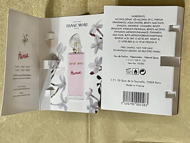 Miniatura 5 de Hanae Mori Eau De Parfum Hanae EDP (Lote de 3) Mini frascos de espray de muestra cada uno1.0.1 fl oz0.04 fl oz