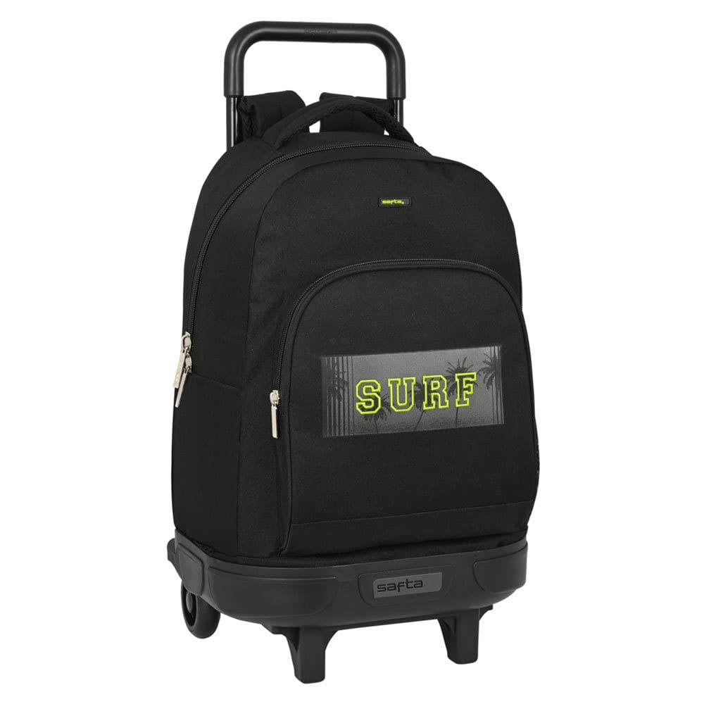 SAFTA 642230918 Gde BackpackC/Wheels Compact Ext.Simple Surf 33X45X22Cm, Multicoloured