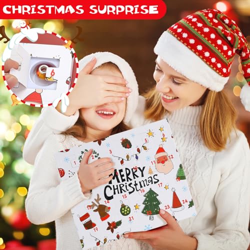 Romroc ROMROC-001 24Pcs Christmas Advent Calendar 2024 Girls Bracelet Christmas Countdown Calendar Diy Bracelets Ornament Christmas Vacation Advent Calendar Christmas Gift Set For Girls Boys Kids Women thumb #4