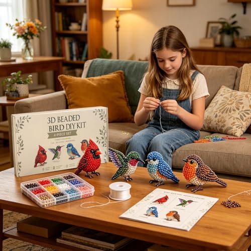 Juego artístico de cuentas de animales en 3D la idea de regalo para niños 2
