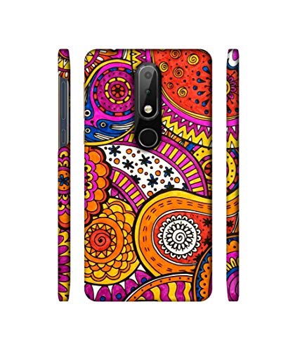 Image of Basic Case for Nokia 6.1 Plus (Plastic Multicolor)