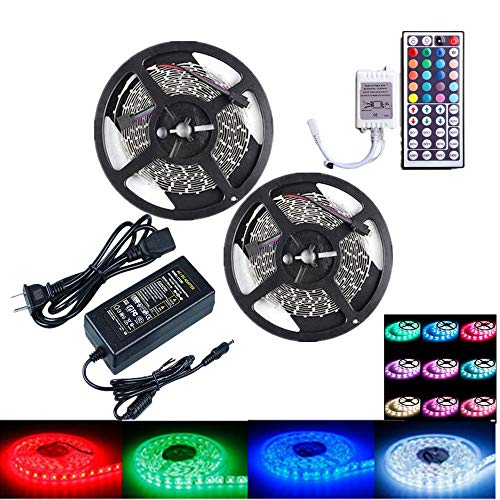 Tira de luz LED RGB 10M DC12V con control remoto miniatura 1