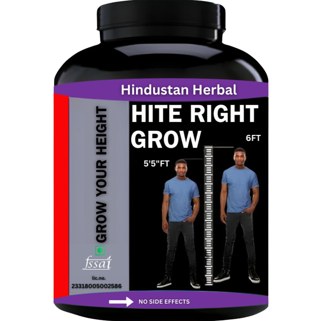 Hite Right Grow |Height Growth Capsule | Height Increase For Men & Women | Height Growth Medicine for both Boys and Girls (B0D1KN1GTN) Amazon Price History, Amazon Price Tracker
