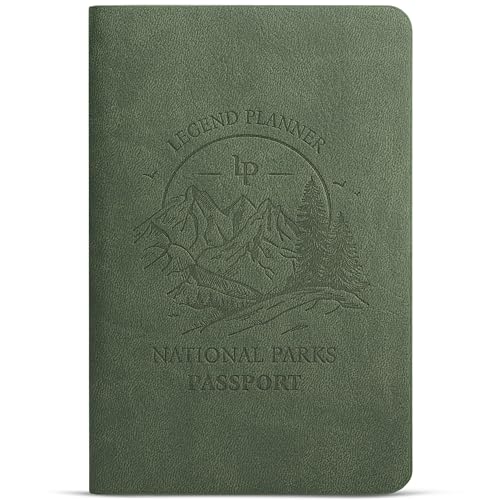 Legend National Parks Passport &ndash; US & Canada Park Passport Book with State Map & Bucket List...