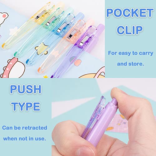 Craft Knife Pens - 5Pcs Hobby Knife Pen Cutter Set, Retractable Push-Type Ceramic Carving Cutting Hobby Knife Tool With 20Pcs Refill Blades For Diy Artwork, Scrapbook, Stencils, Art Drawing #TOP4