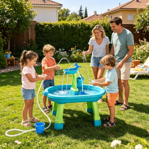 Bomba salpicaduras mesa de agua para refrescar el verano infantil 2