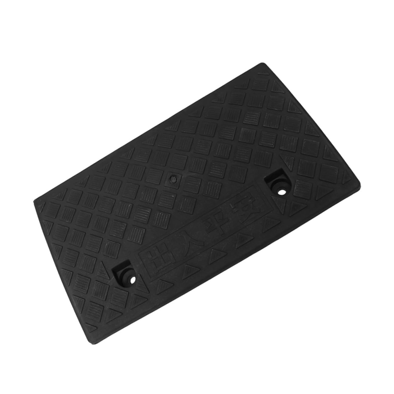 Rampa Fácil Silla de Plástico de Ruedas Umbral Negro de Instalación