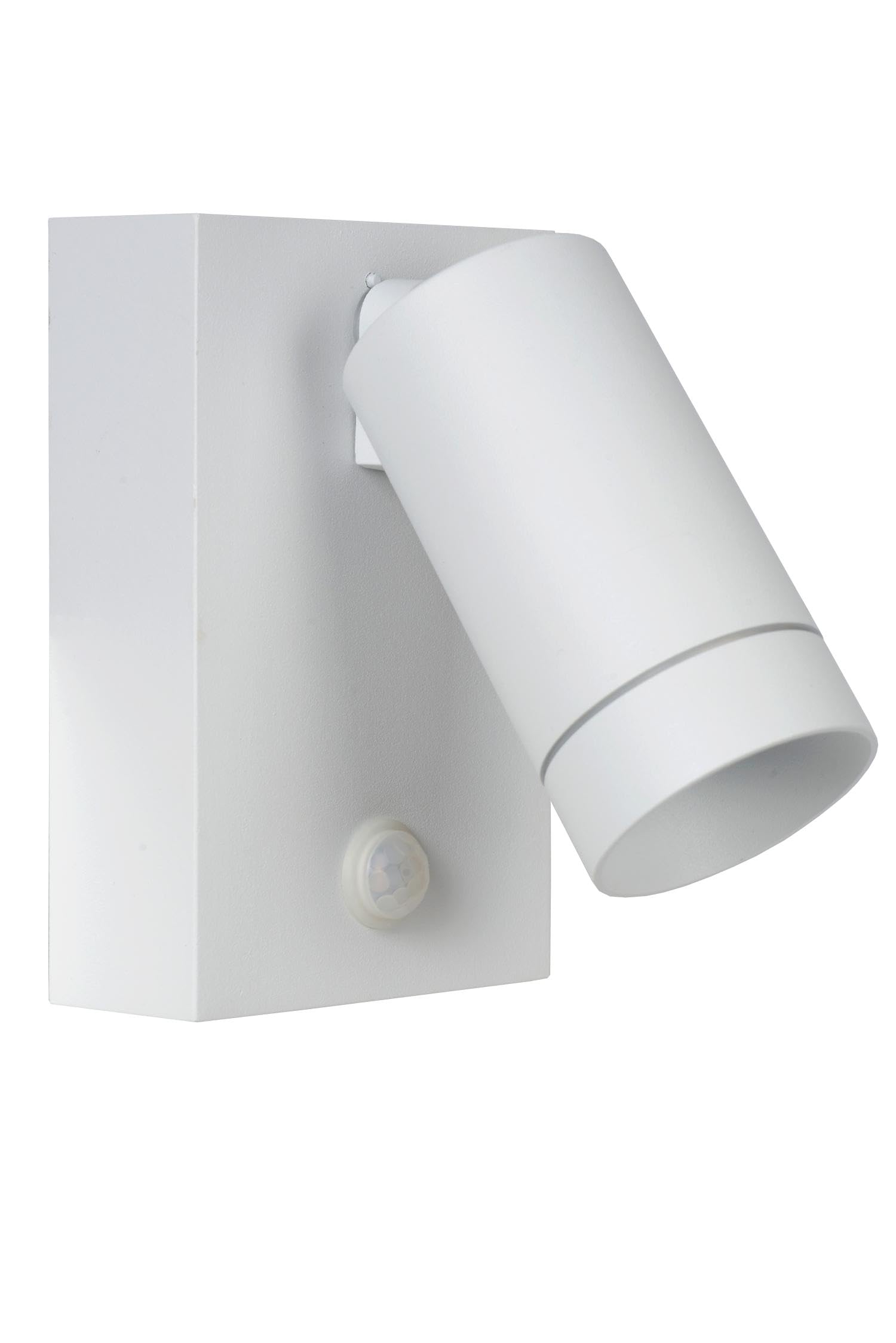 LUCIDE Taylor - Wall Spotlight/Wall Light Indoor/Outdoor - 1xGU10 - IP54 - Motion Sensor - White - Image 2