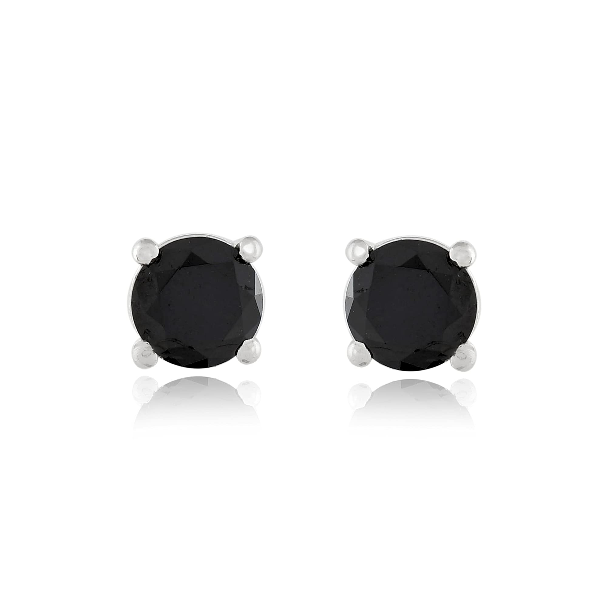 See full amazon price history chart for NEMICHAND JEWELS Womens Round Cut Solid 925 Sterling Silver AAA+ Black Cubic Zirconia Solitaire Stud Earrings (4) NEMICHAND JEWELS Womens Round Cut Solid 925 Sterling Silver AAA+ Black Cubic Zirconia Solitaire Stud Earrings (4) (B09DYW1D95) Amazon Price History, Amazon Price Tracker