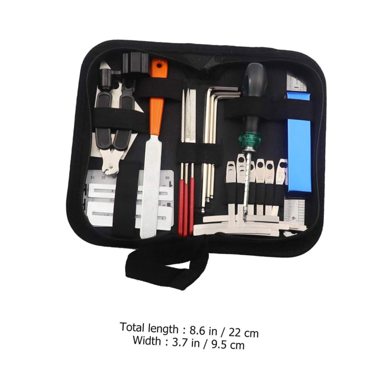 1 juego Kit de Herramientas de Reparación de para y Limpieza de Instrumentos Incluye Accesorios Prácticos y Duraderos de Transportar Bolsa