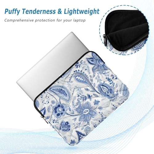 Funda para portátil 13-14 pulgadas con diseño floral Paisley miniatura 5