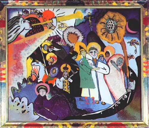 Peintures sur toile huile Kandinsky pour remplacer impressions plates